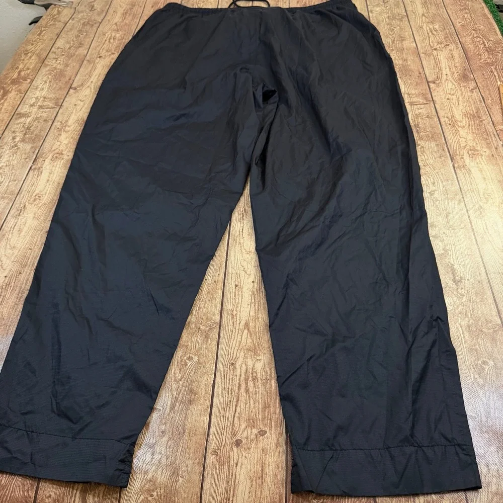 Sun Mountain Rain Pants Mens Extra Large Black Athletic Ankle Zip